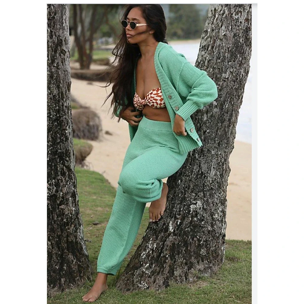 Free People Beach Hailee Cardi Set Medium NEW